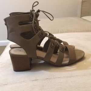 Beige sandals